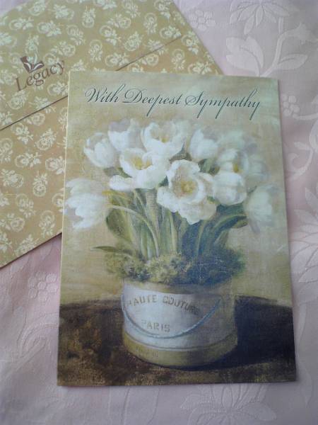 Legacy USA☆シンパシーカード☆;白のチューリップ拍卖