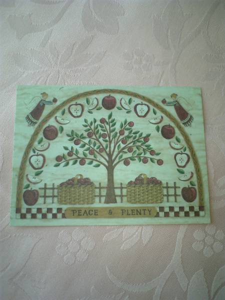 Legacy Deb Strainミニメーセージカード 3枚組アップルツリー拍卖