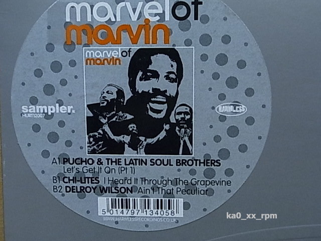 ★☆V.A.「Marvel Of Marvin Sampler」Pucho&The Latin Soul Brothers, Chi-Lites, Delroy Wilson 名曲カバー集!☆★5点以上で送料無料!!!拍卖