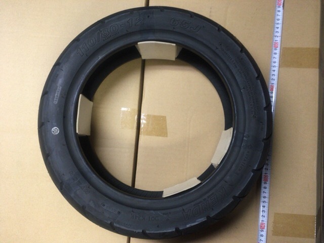 新品RV125/150 フロント タイヤ110/80/12+デイスクパッド拍卖