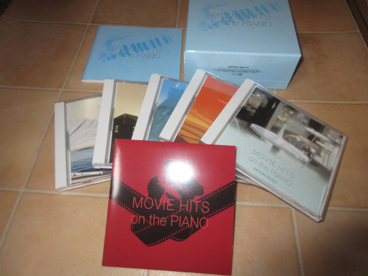 ■5枚組+特典CD(淀川長治ナレーション)■映画音楽■MOVIE HITS on the PIANO拍卖