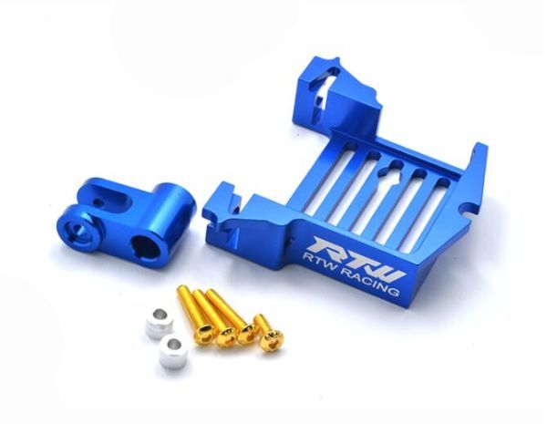 TRAXXAS#トラクサス.com 社外品 アルミCNC製 車種別適合X-MAXX(77086-4) Adapter, standard servo サーボマウント MODEL# 7749ブルー拍卖