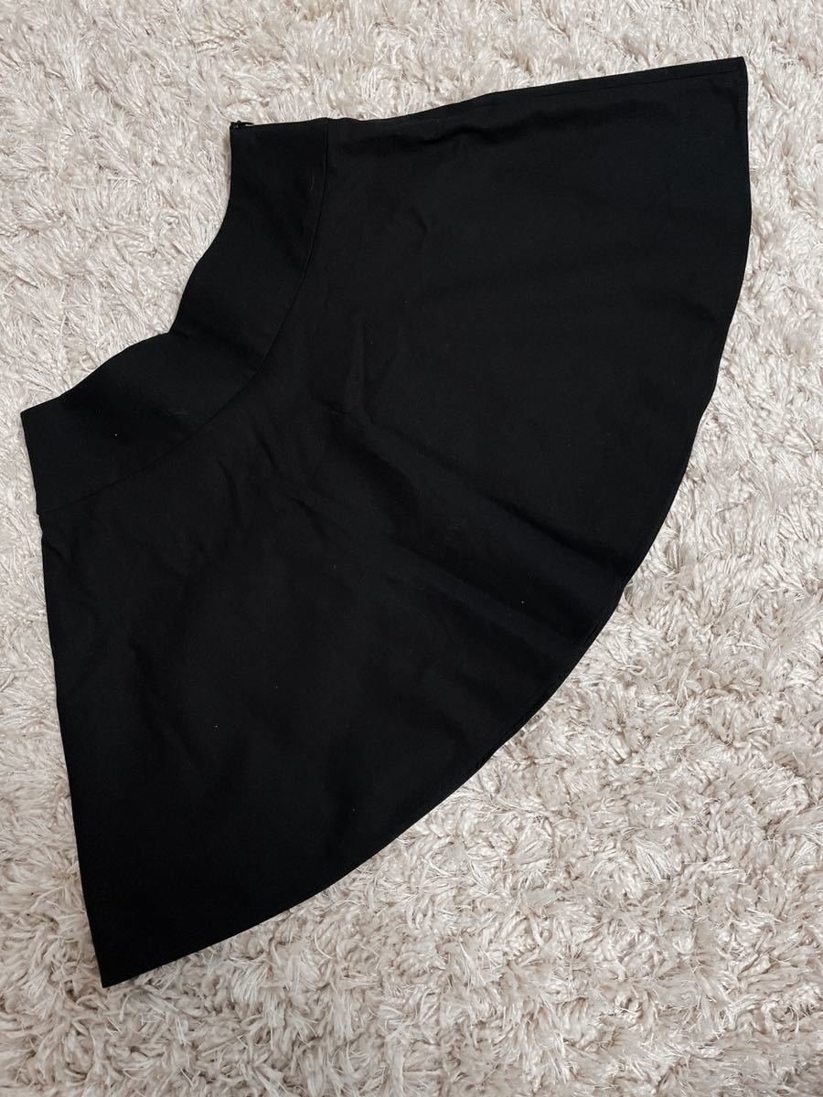 送料込み レッドバレンチノ RED VALENTINO フレアースカート サイズ42 L - 黒 レディース ひざ丈 ボトムス拍卖