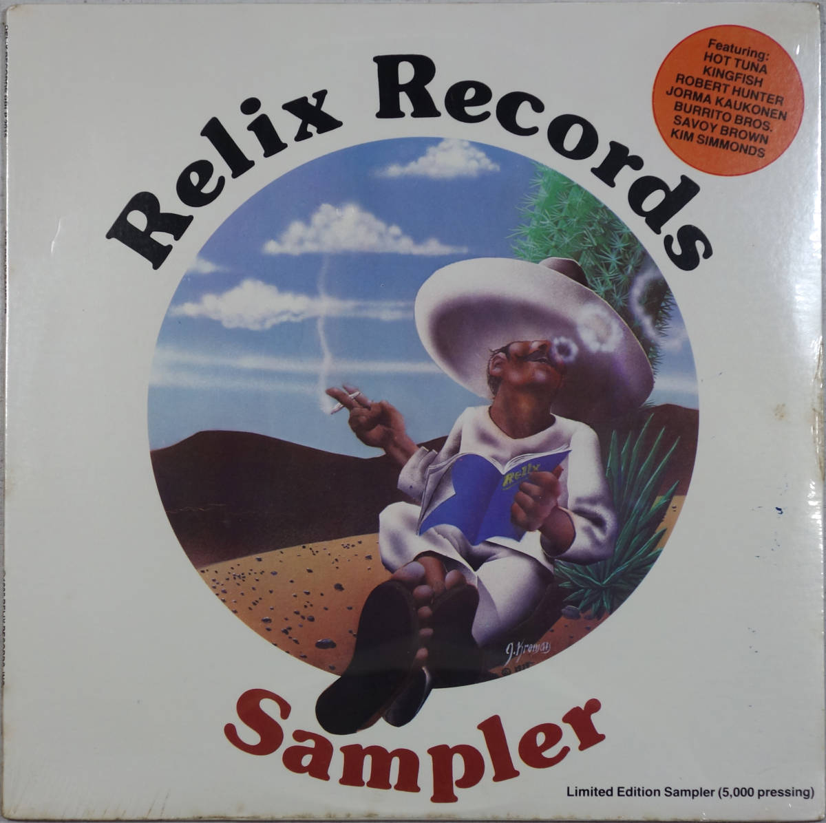 ◆V.A./THE RELIX SAMPLER (US LTD. LP/Sealed) -Hot tuna, Kingfish, Flying Burrito Bros, Savoy Brown, Jerry Garcia/Grateful Dead拍卖