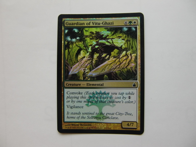 バイン MTG ヴィトゥ=ガジーの守護者/Guardian of Vitu-Ghazi foil 英語1枚 プロモ?拍卖