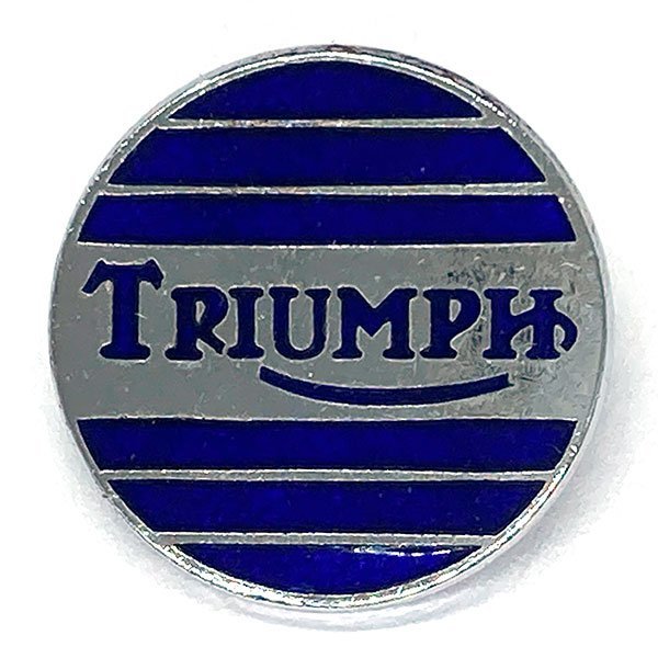 トライアンフ ビンテージ ロゴ ピンバッジ Triumph Vintage Logo Pin 英車 単車 バイク バイカー UK Biker Cafe Racer Caferacer拍卖