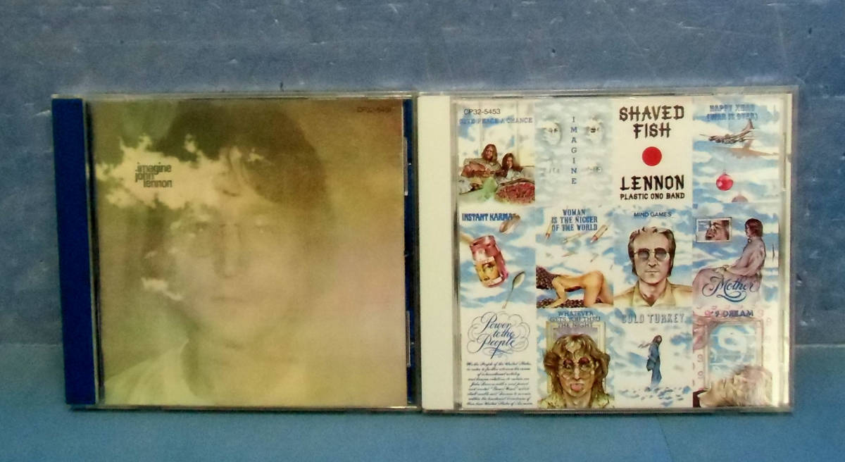 ♪♪ジョン・レノン2枚 イマジン+ジョン・レノンの軌跡●日本盤●送料180円●真夜中を突っ走れ拍卖