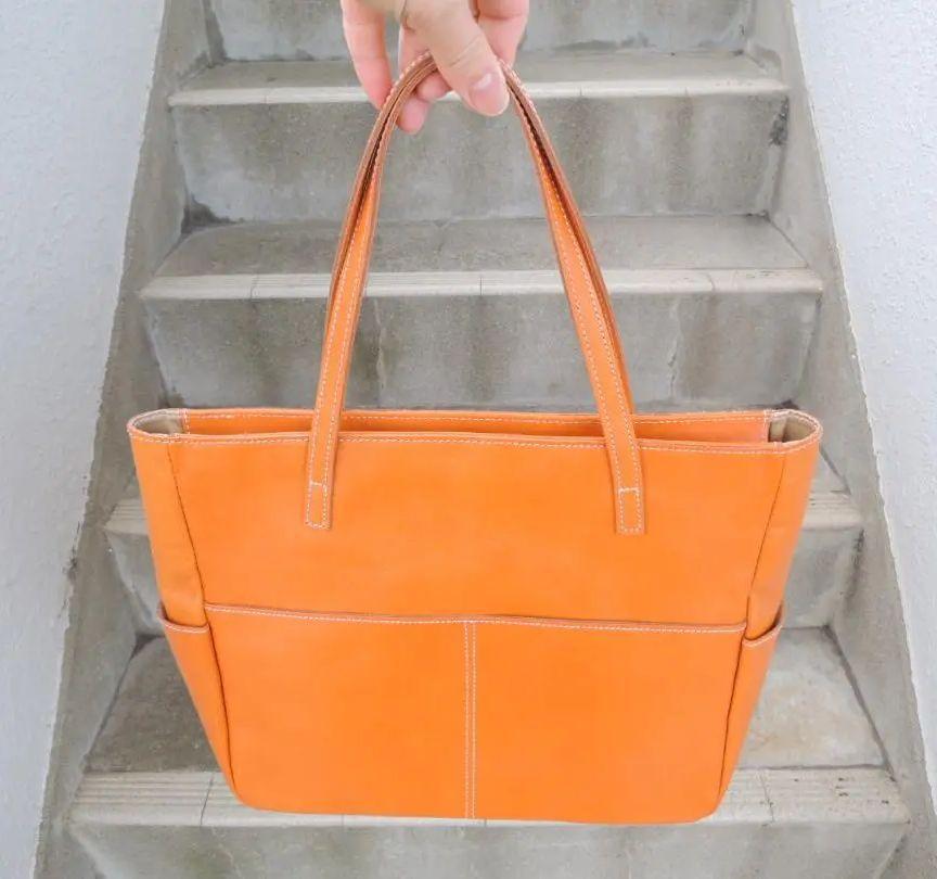 新品 送料込☆牛革 19800円 トートバッグ☆A4☆オーソドックス拍卖