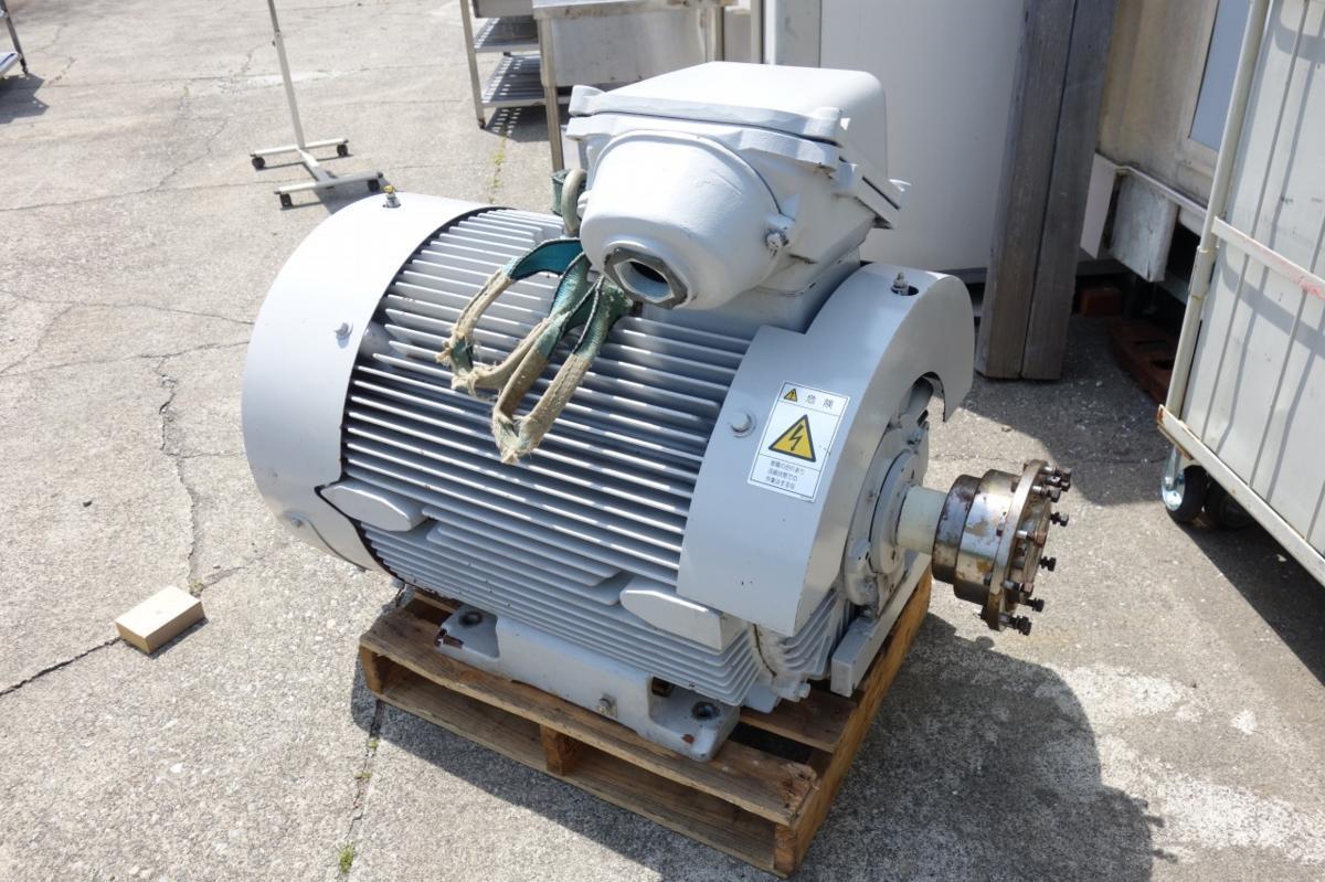 2015年 安川電機 3相モーター 150KW 200馬力 FEF-O 3000V 4P 50Hz 工業用 大型 破砕機 粉砕機拍卖