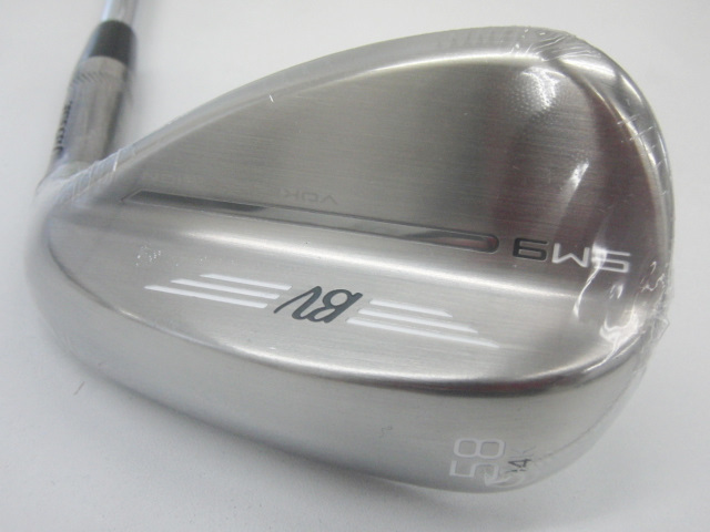 新品未使用品!Titleist SM9 Brushed Steel Wedge 58-14 K-Grind Dynamic Gold S200拍卖