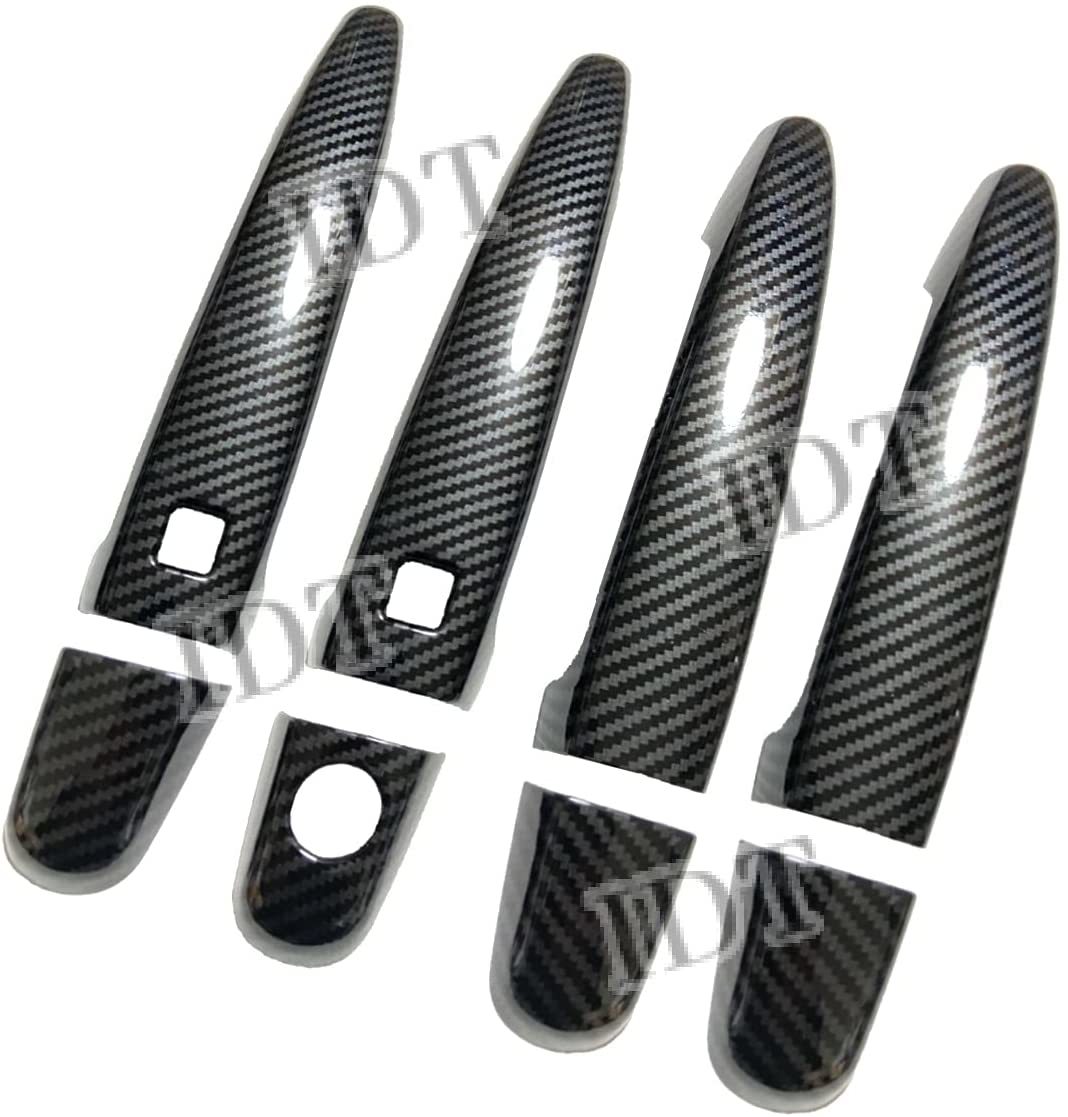 IDT ミニウエス付 70系 ヴォクシー ノア カーボン ドアハンドルカバー トリム サイド ガーニッシュ VOXY NOAH 前期 後期ドアハンドルカバー拍卖