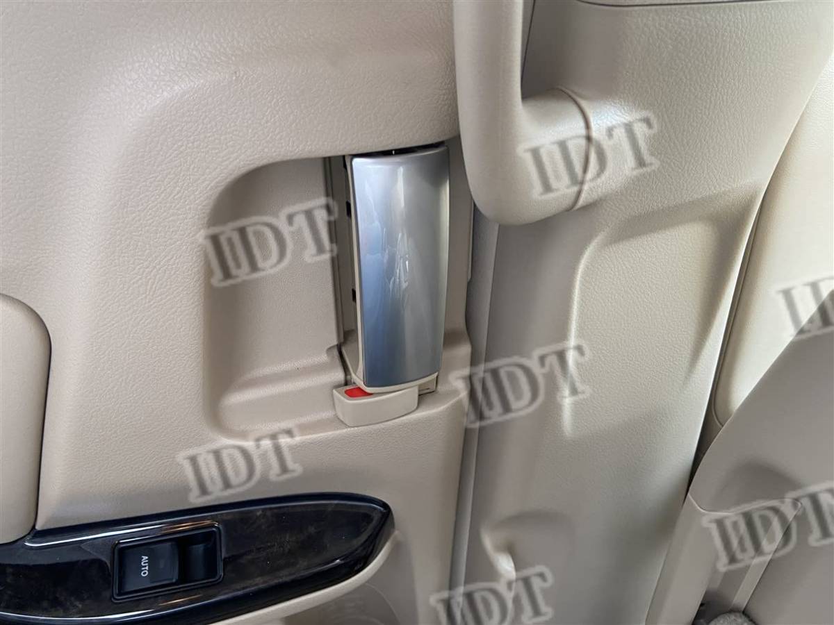 IDT 20系 ヴェルファイア アルファード リアスライドドア インナードアハンドルカバー ガーニッシュ 後部座席 インサイド シルバー拍卖