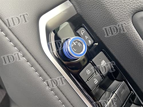 IDT GRヤリス 10系 ドアミラー コントロール ダイヤルリング ブルー 調整 スイッチ ガーニッシュ インテリアパネル カスタム パーツ拍卖