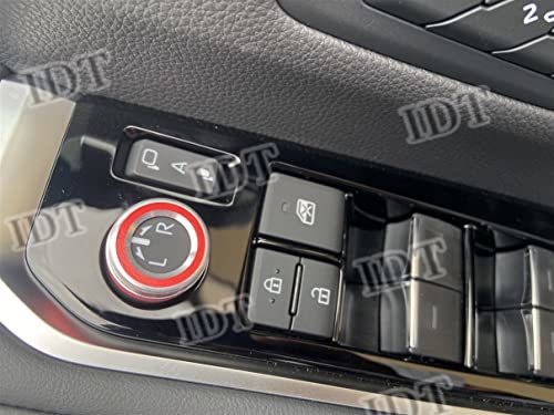 IDT アルファード AGH GGH 30系 ドアミラー コントロール ダイヤルリング レッド スイッチ ガーニッシュ レッド インテリアパネル拍卖