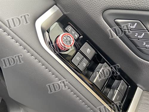 IDT 80系 エスクァイア ドアミラー コントロール ダイヤルリング レッド スイッチ ガーニッシュ レッド インテリアパネル カスタム パーツ拍卖