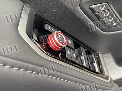 IDT ノア ZWR ZRR 80系 ドアミラー コントロール ダイヤルリング レッド スイッチ ガーニッシュ レッド インテリアパネル カスタム パーツ拍卖