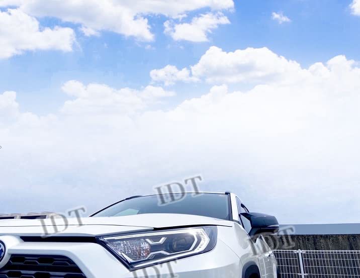 50系 RAV4 エアロダイナミクスミラーカバー ドアミラーカバー ガーニッシュ プロテクター サイドミラー ピアノブラック拍卖