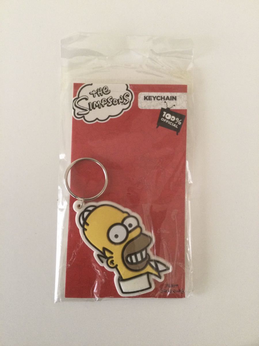 THE SIMPSONS(シンプソンズ)ホーマー・シンプソン/キーチェーン/ラバー/キーホルダー拍卖