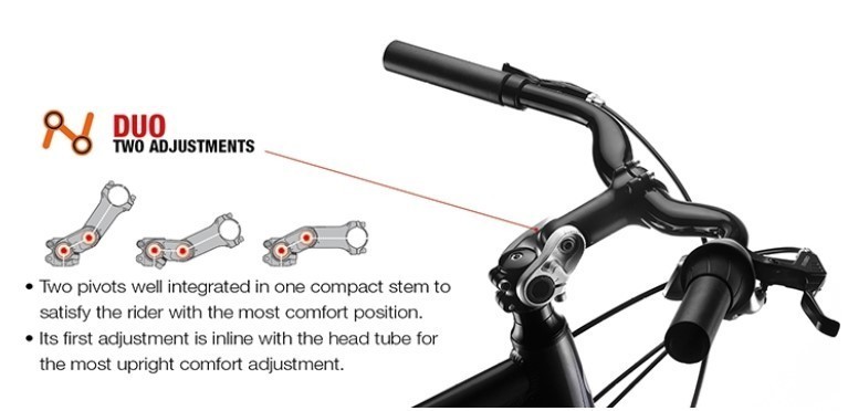 大処分 SATORI TURN-UP ダブルアジャストステム 1-1/8インチ(オーバーサイズ)シルバー 長さ:100mm 31.8ミリ 定価7480円 68920拍卖