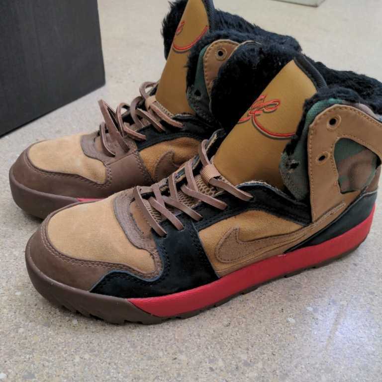 NIKE 6.0 ZOOM ONCORE HIGH ナイキ ズーム オンコア ハイ マルチカラー US8 25.5cm 迷彩 スエード レザー 革 2009年製 激レア拍卖