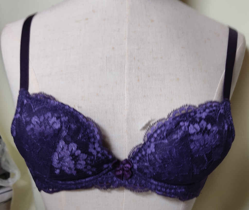 ☆ ブラジャー パープル B65 レース ☆拍卖
