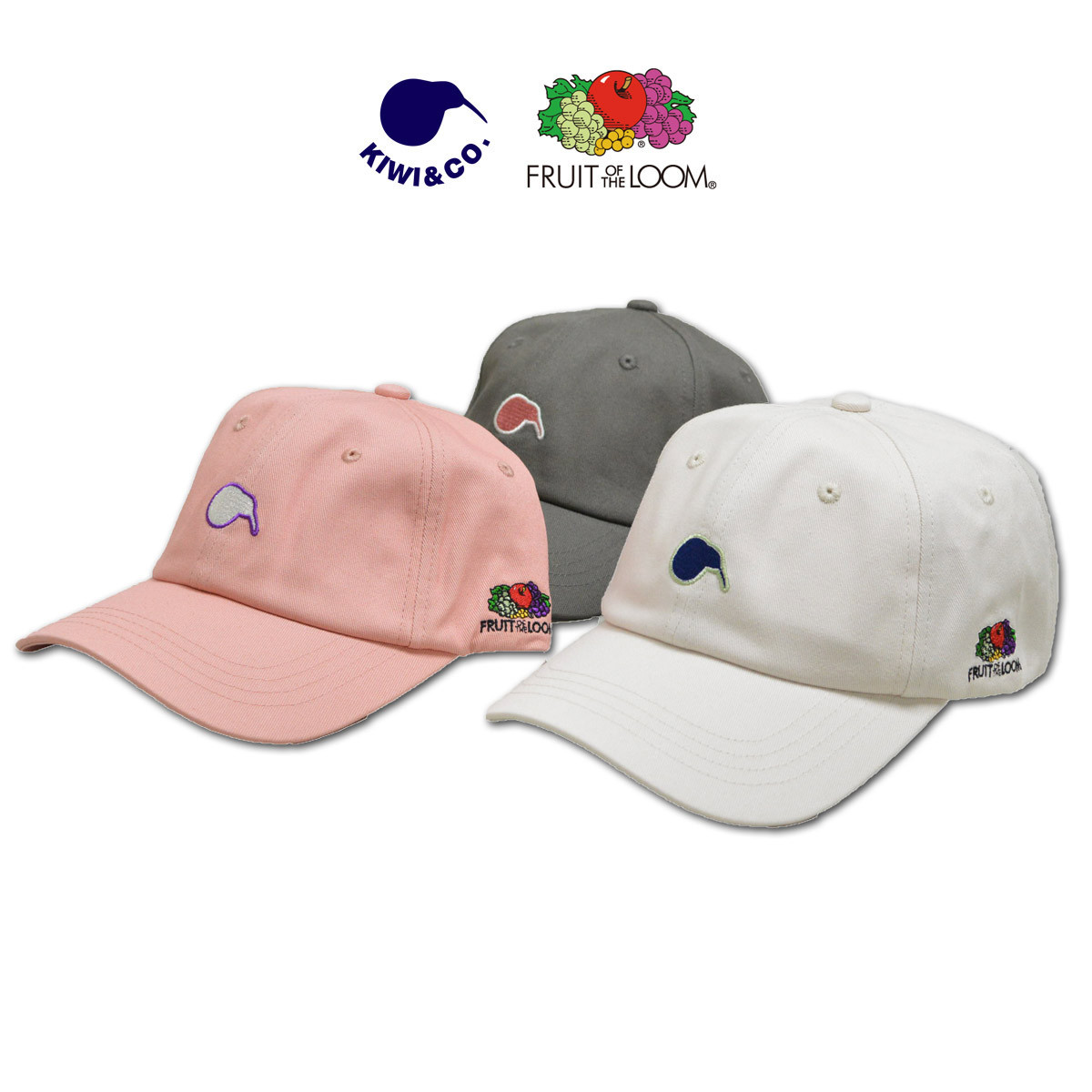 【キウイ】メンズ キャップ帽子 ピンク KIWI9CA01U213-030 edit of KIWI ゴルフ カジュアル FRUIT OF THE LOOM おしゃれ @拍卖