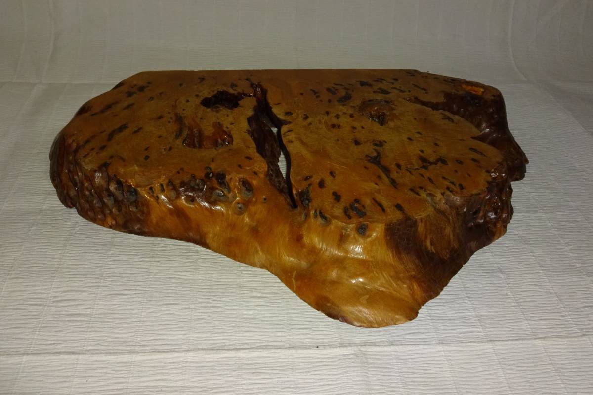 瘤置き物台 瘤花台 樺材?拍卖