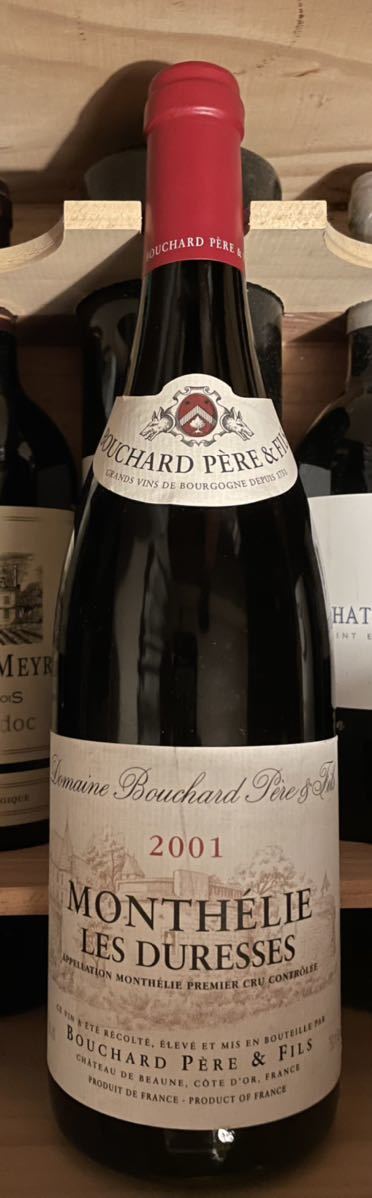 2001年◆Bouchard Pre & Fils◆Monthlie Les Duresses 1er Cru ブルゴーニュ ボーヌ 赤ワイン プルミエクリュ 1級 古酒拍卖