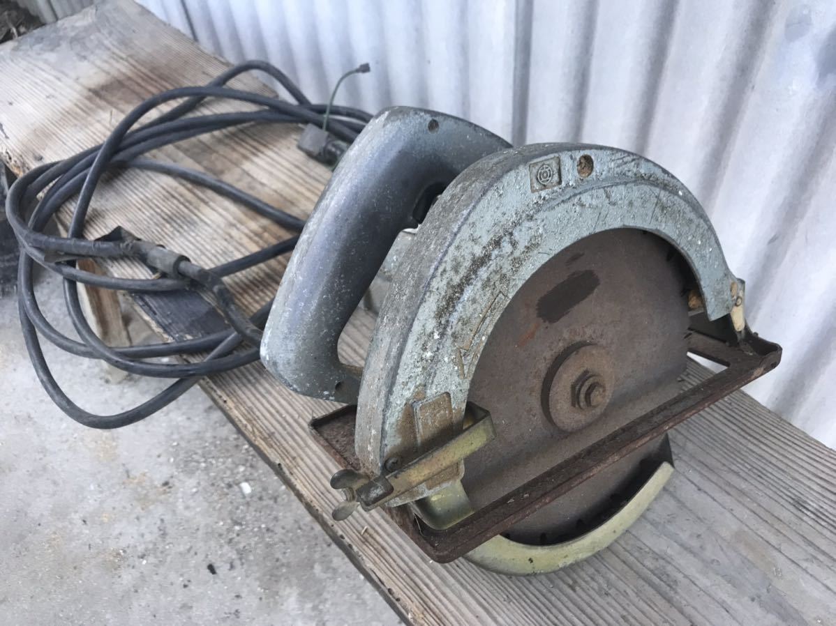 ◆動作OK! 日立 電気丸のこ PS-7B 電動工具 工具 木工用 切断機 100V HITACHI 日立工機拍卖