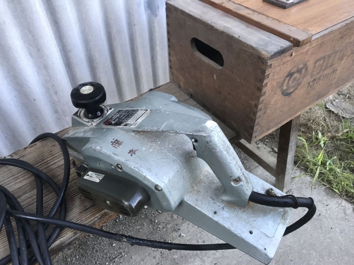 ◆訳あり格安! 日立 電気かんな F-40B 電動工具 工具 木工用 切断機 100V HITACHI 日立工機拍卖