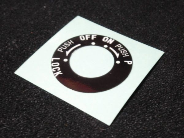 ◆最高級 カワサキ 純正タイプ メインキーシリンダラベル ☆2/ スイッチキーカバー用 Z400FX/Z400GP/ZZR/ZRX/GPZ/バリオス/ゼファー400拍卖