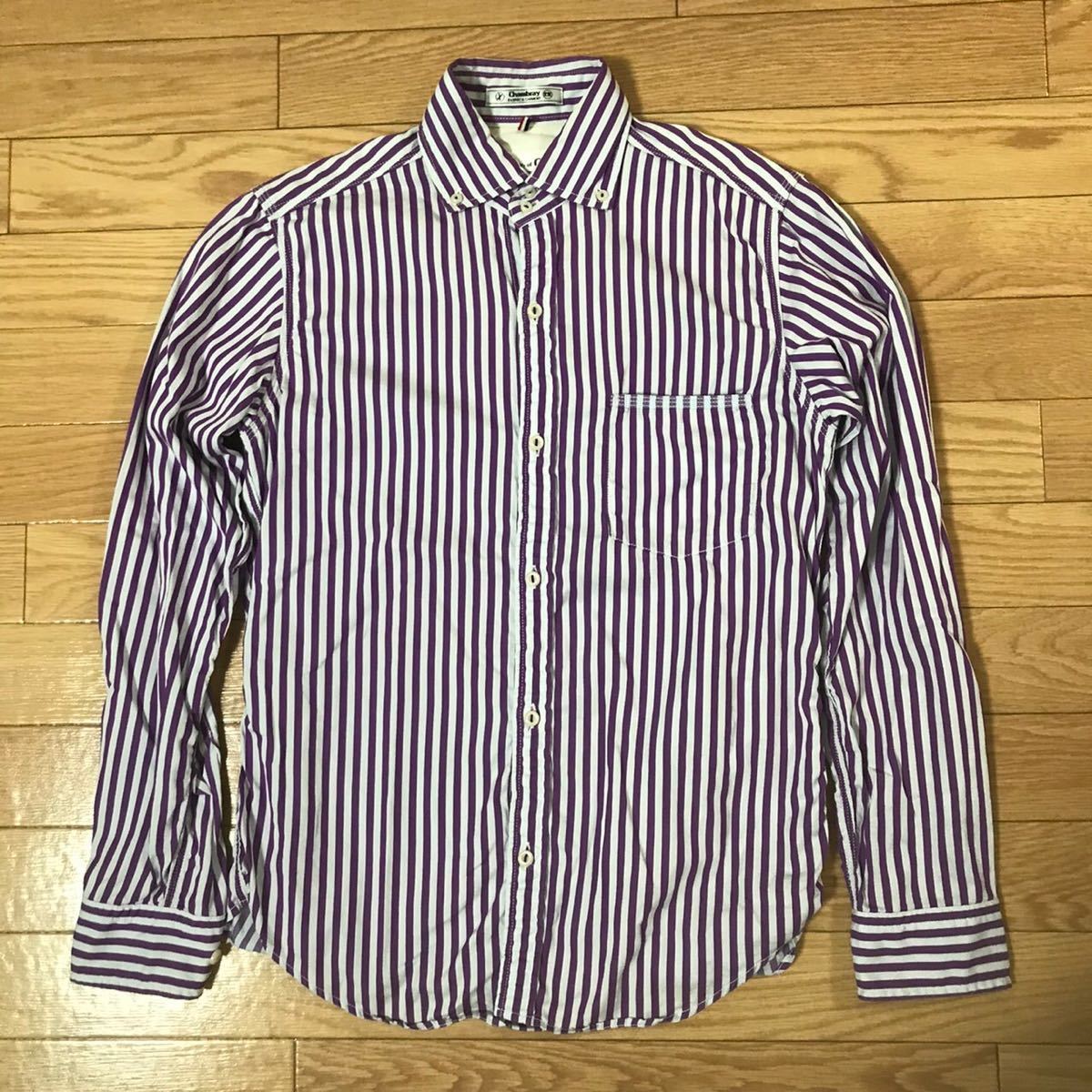 university of oxford ストライプシャツ 長袖 お兄 アメカジ 新品 サイズM拍卖