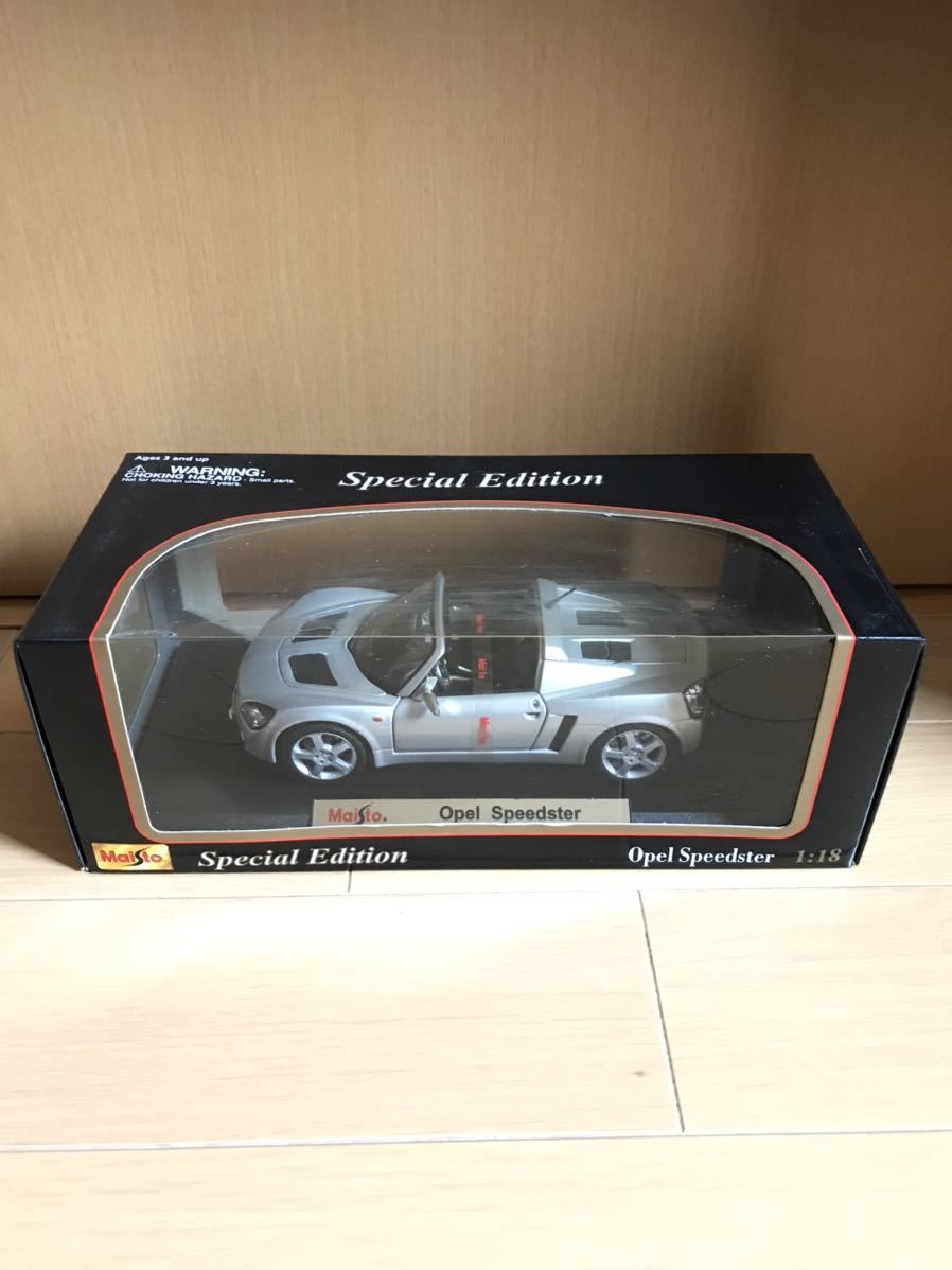 C Maistoマイスト 1/18 OPEL SPEEDSTER オペル スピードスター ダイキャストミニカー 未開封品拍卖