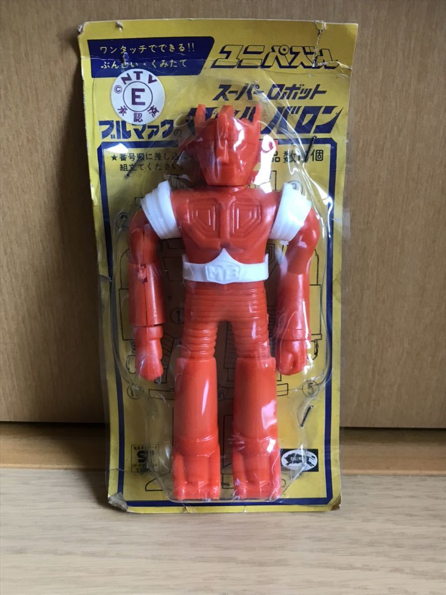 F ブルマァク ユニパズル スーパーロボット マッハバロン 未開封 当時物 昭和玩具 昭和レトロ レトロ玩具拍卖