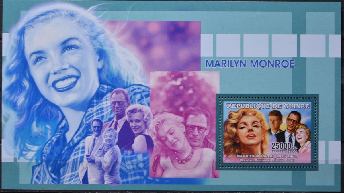 「BRZ72」ギニア切手 2006年 マリリンモンロー拍卖