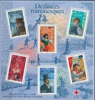 「BRH47」フランス切手. 2003年 ロマンチックな運命拍卖