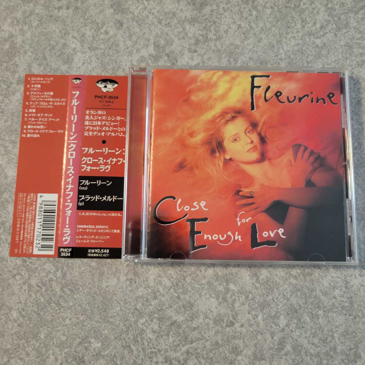 ★廃版★日本盤 フルーリーン&ブラッド・メルドー / クロース・イナフ・フォー・ラヴ Fleurine & Brad Mehldau / Close Enough For Love拍卖