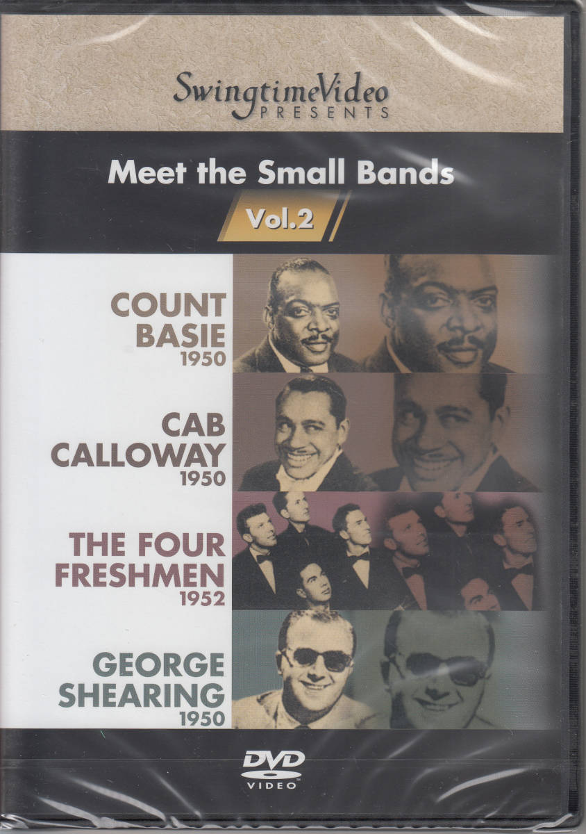 DVD◆新品・送料無料◆Meet the Small Bands/カウント・ベイシー1950/キャブ・キャロウェイ1950/ジョージ・シアリング1950 他 ev1029拍卖