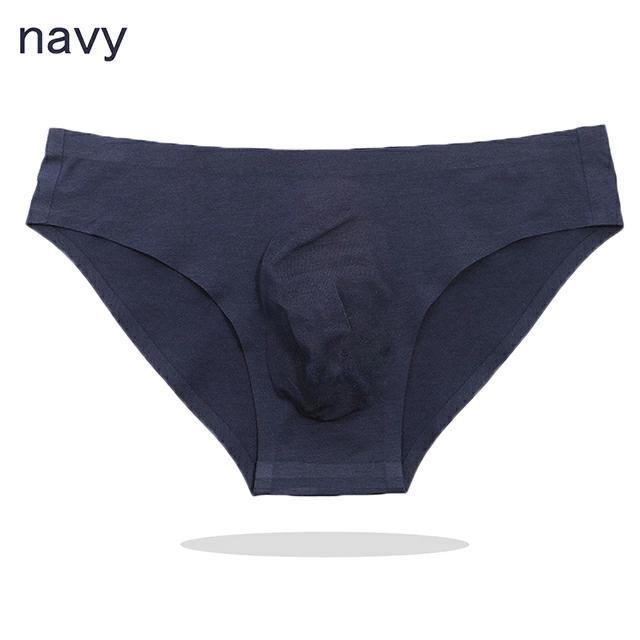 C-42.おまとめ割▲200円〜 ビキニブリーフ メンズ ネイビー L拍卖