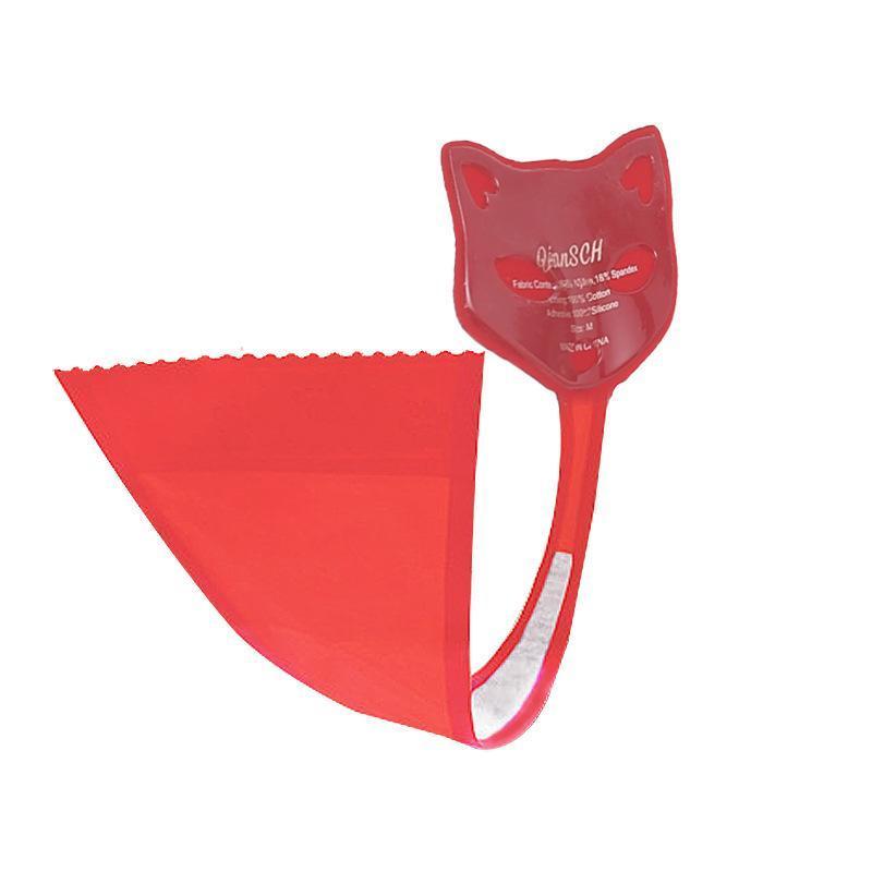 F-8.匿配 フォロー割 貼るパンティ レディース レッド M拍卖