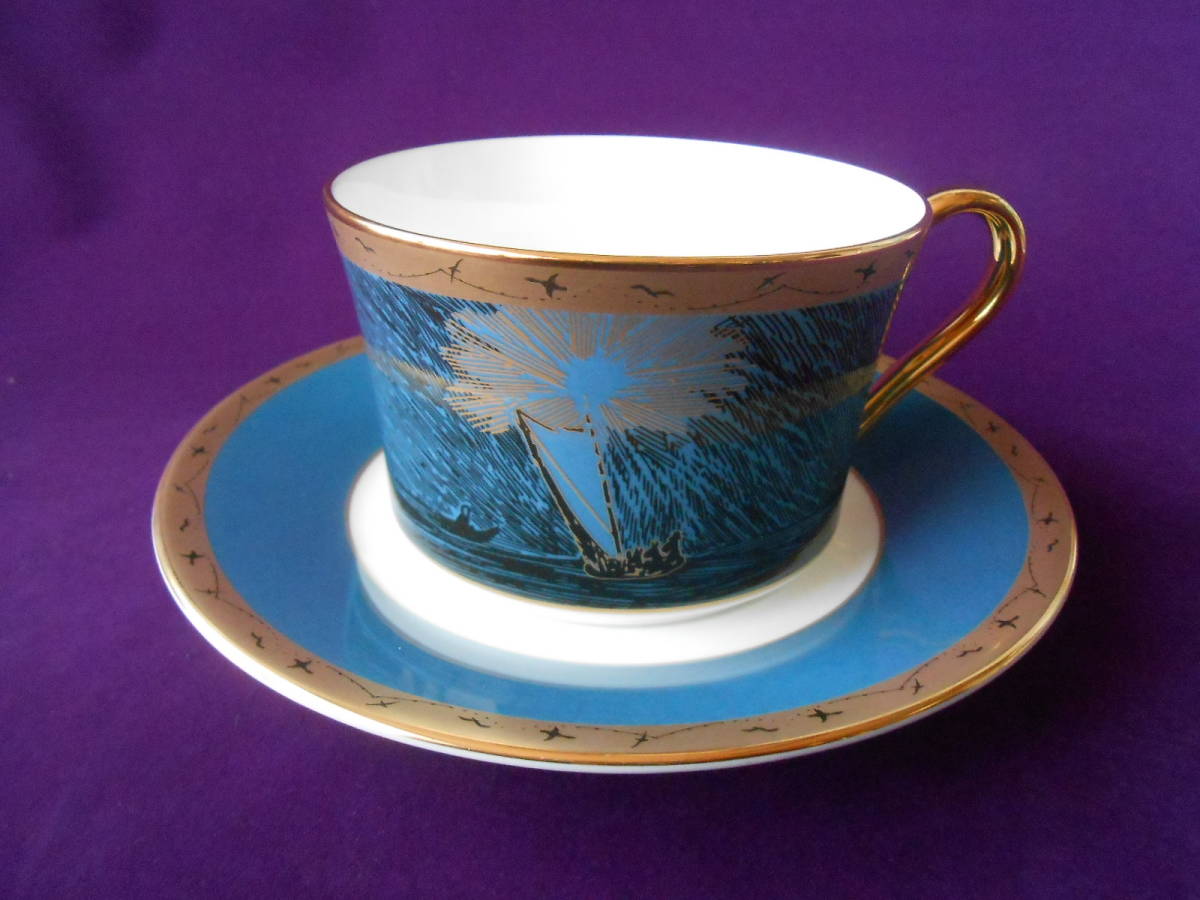 ノリタケ ☆ムーミンパパ海へ行く・カップ&ソーサー☆ 新品 コーヒー 紅茶 マグカップ ギフト拍卖