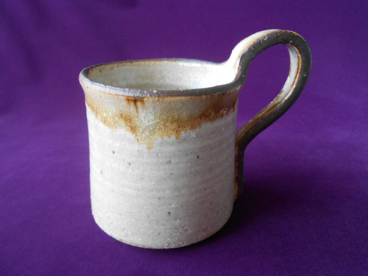 信楽焼! ☆ホワイトタグ・マグカップ☆ 新品 コーヒー 紅茶 ミルク ラテ エスプレッソ 茶器 ギフト拍卖