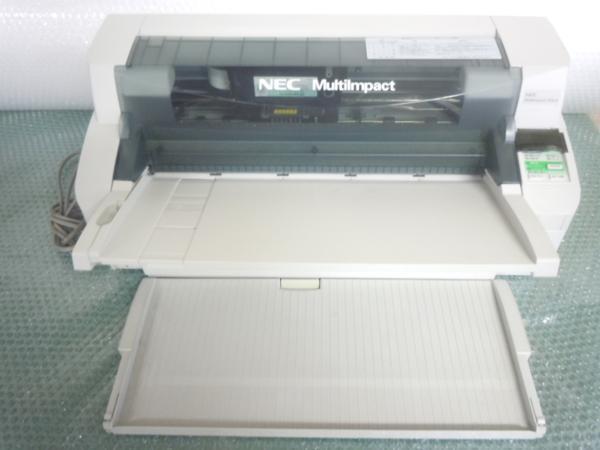 NEC MultiImpact 700LA インパクトプリンタ 型番:PR-D700LA 前後トレイ付拍卖