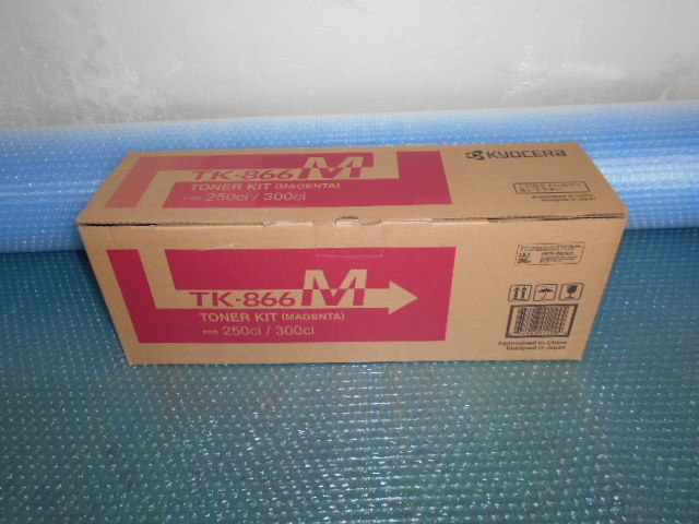 京セラミタ純正品 TK-866M トナーキット マゼンタ 100サイズ発送拍卖