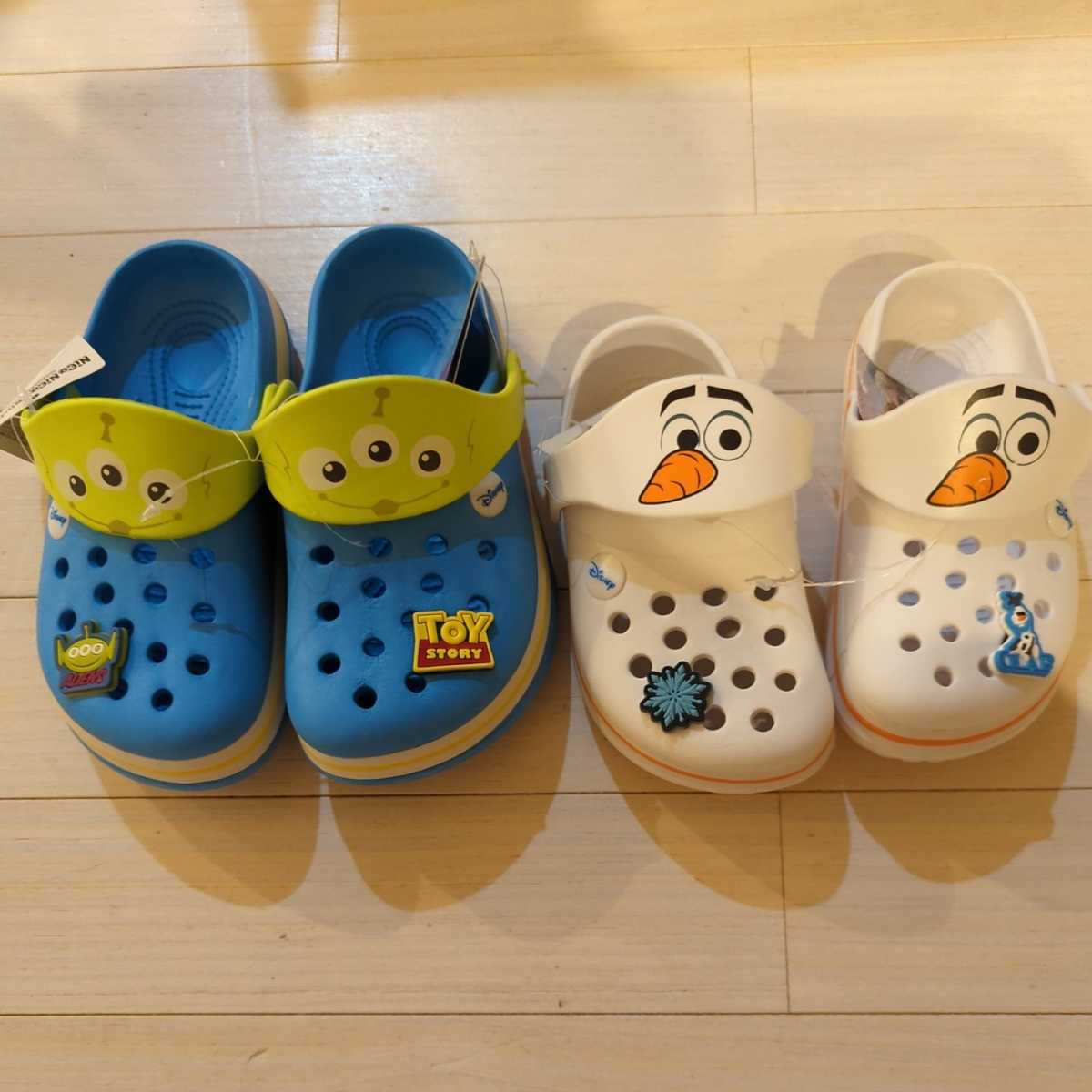 キッズサンダル★エイリアン 18cm &オラフ 16cm拍卖