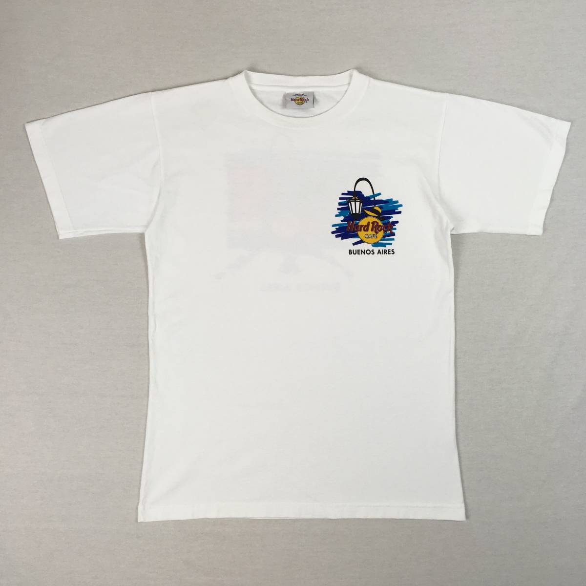 Hard Rock Cafe ハードロックカフェ BUENOS AIRES Tシャツ ホワイト 半袖 Mサイズ拍卖