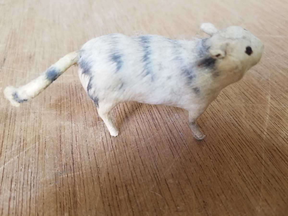 昭和 アンティーク 猫 置物 張子 人形 動物拍卖