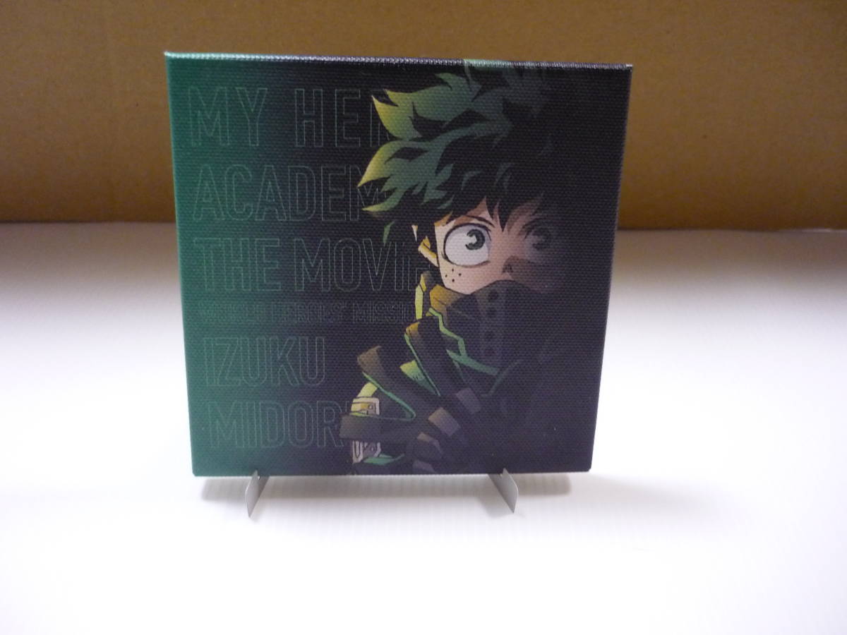 【送料無料】キャンバスボード 緑谷出久/背景黒 「一番くじ 僕のヒーローアカデミア THE MOVIE WORLD HEROES’ MISSION」 F賞拍卖