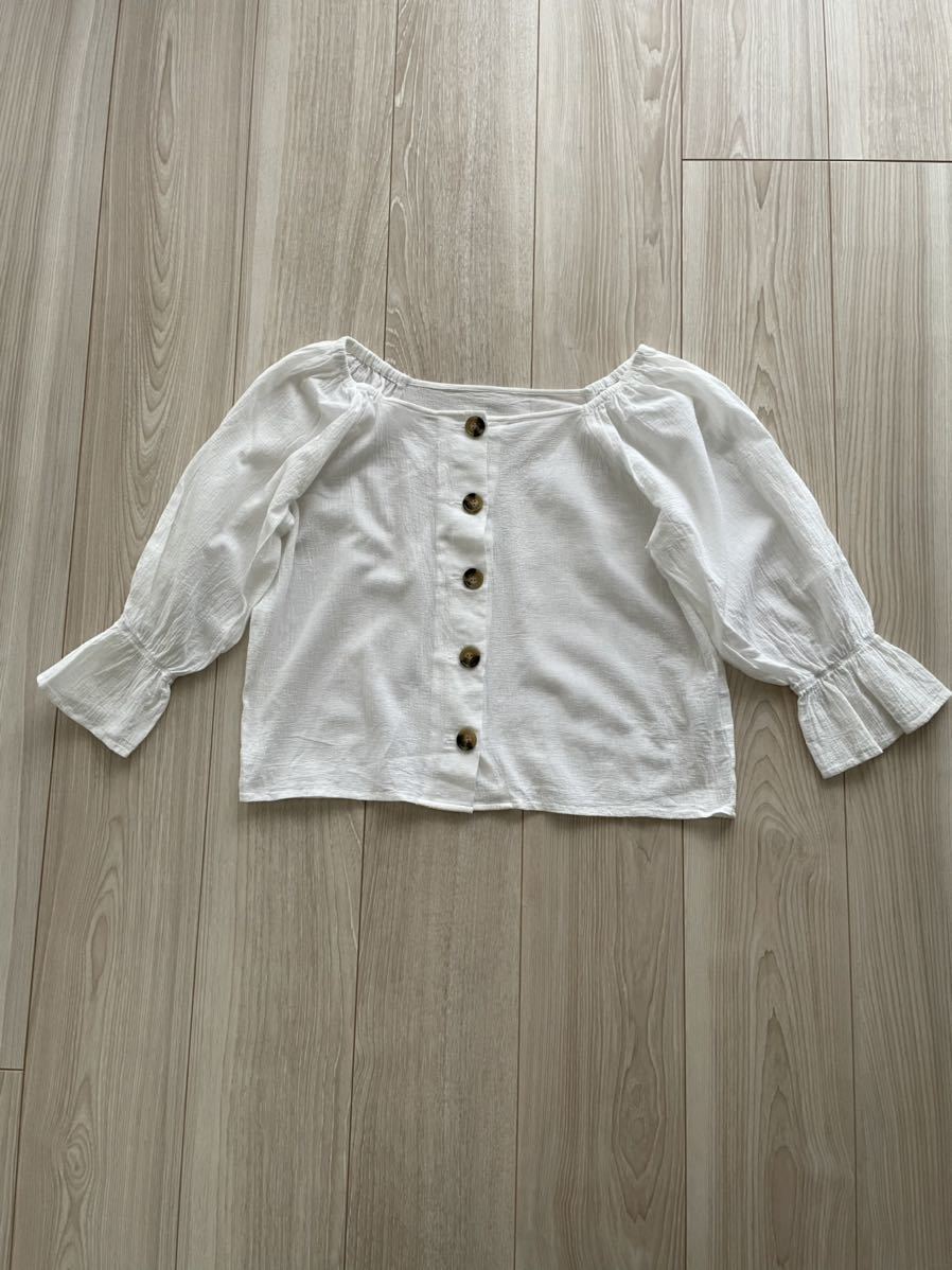 ★美品★LOWRYS FARM ローリーズ ファーム★七分袖カットソー★春・夏★Fサイズ (中古)拍卖