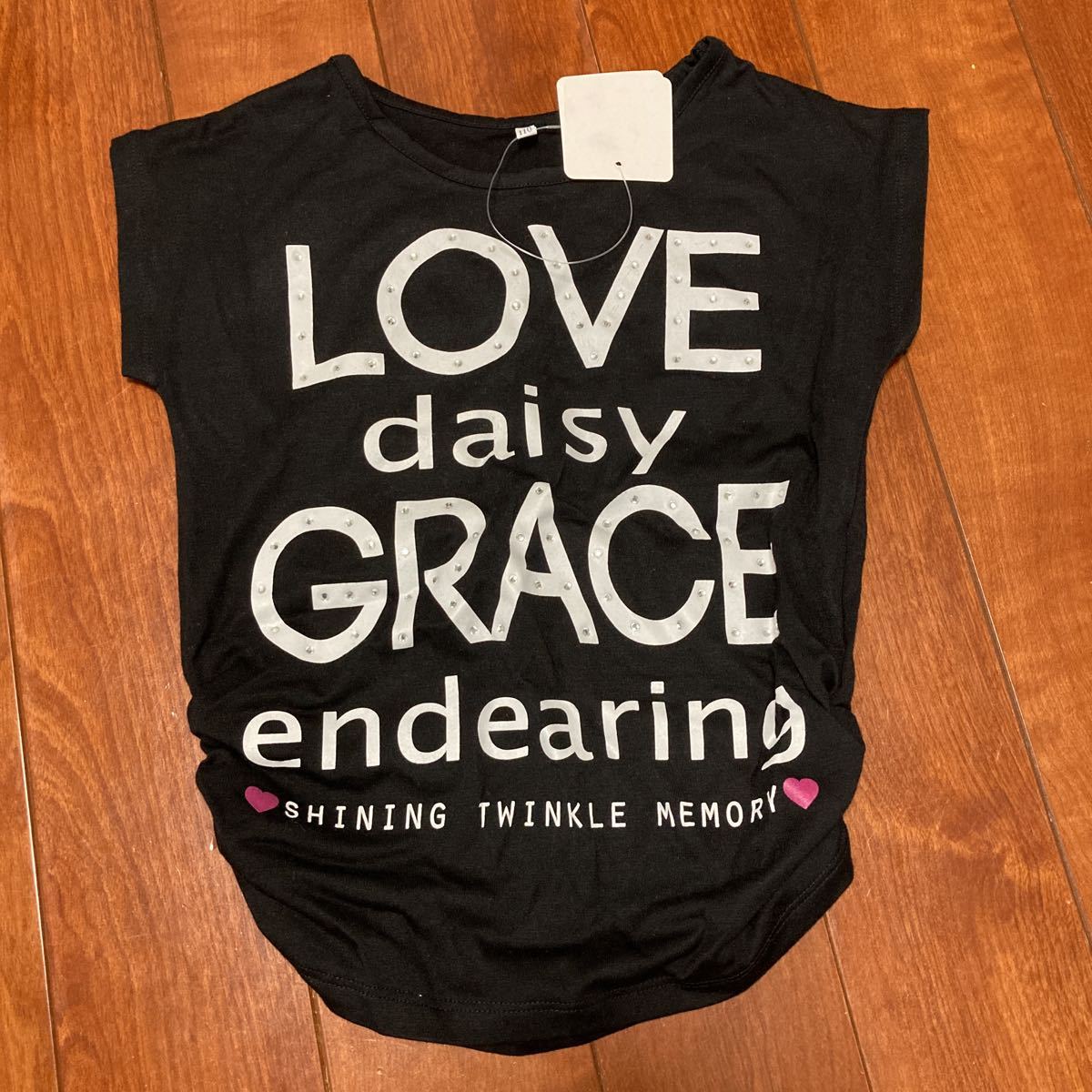 カジュアル系・半袖Tシャツ・ブラック・110拍卖